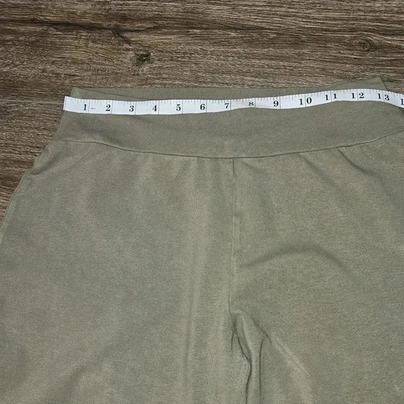 SOLD Matilda Jane Tree Top Big Ruffles Pull On Olive Green Pants Sz M - Picture 7 of 8